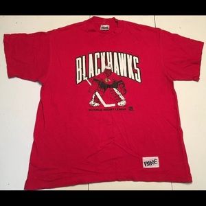 Vintage Chicago Blackhawks T Shirt USA Made